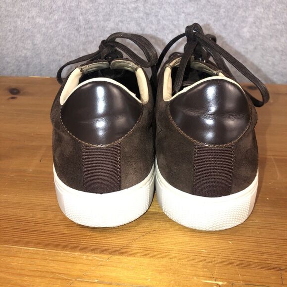 Paul Stuart Chocolate Brown Suede & Leather Men's Premium Sneaker - Picture 6 of 15